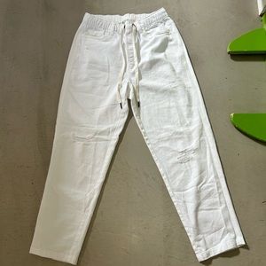 Aeries white flowy pants